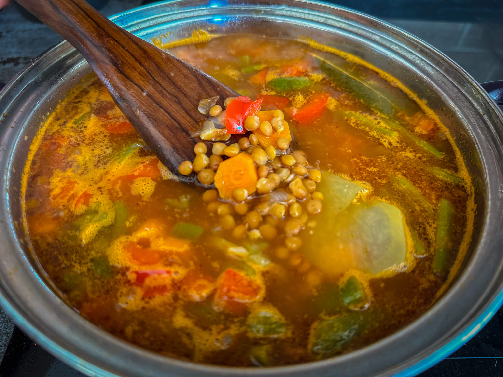 Spanish Lentil Stew Traditional Recipe
