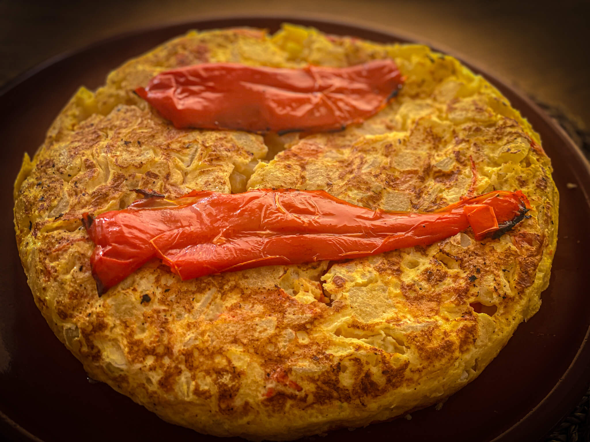 Spanish Flag Tortilla presentation