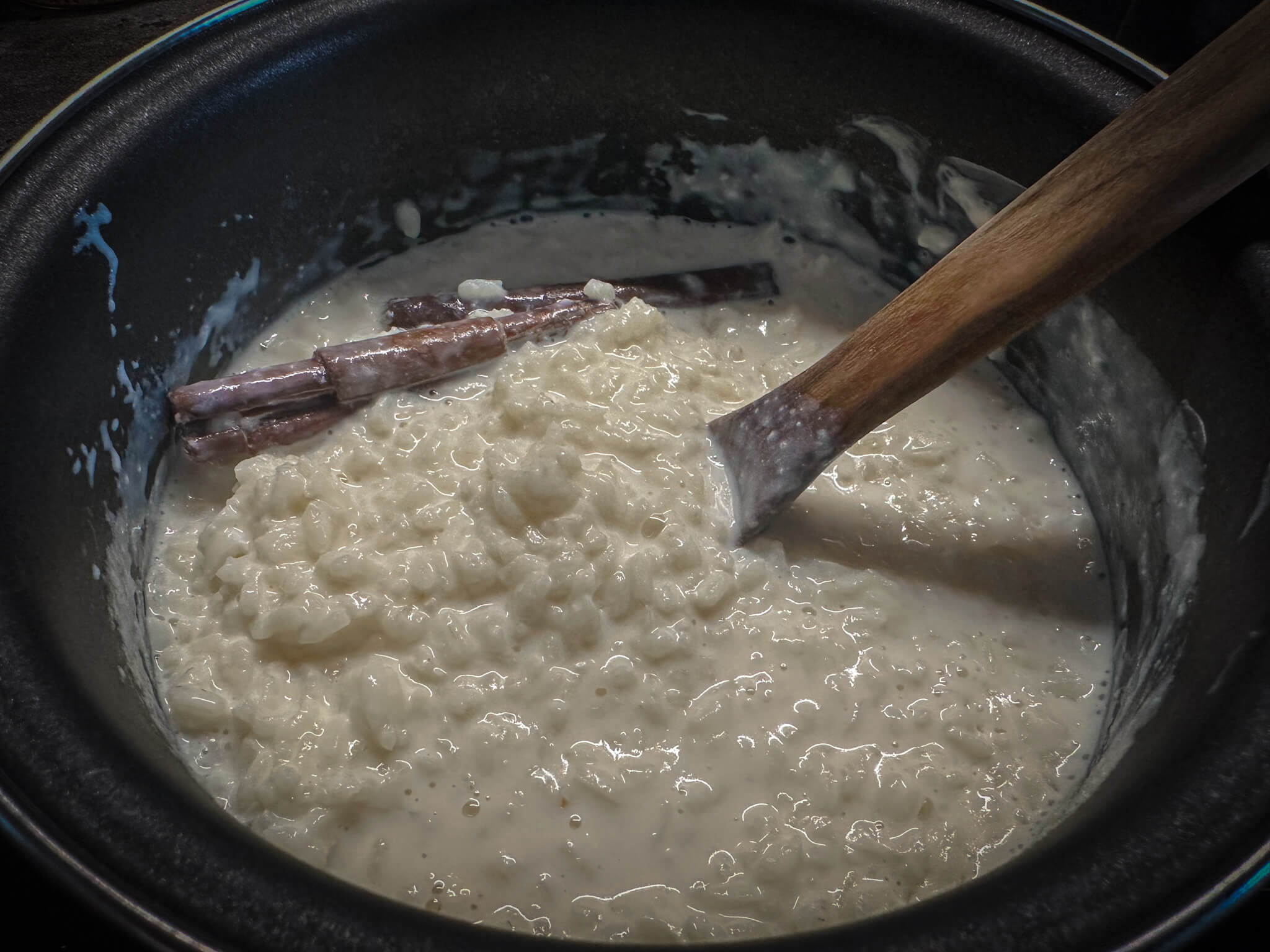 rice with milk preparing