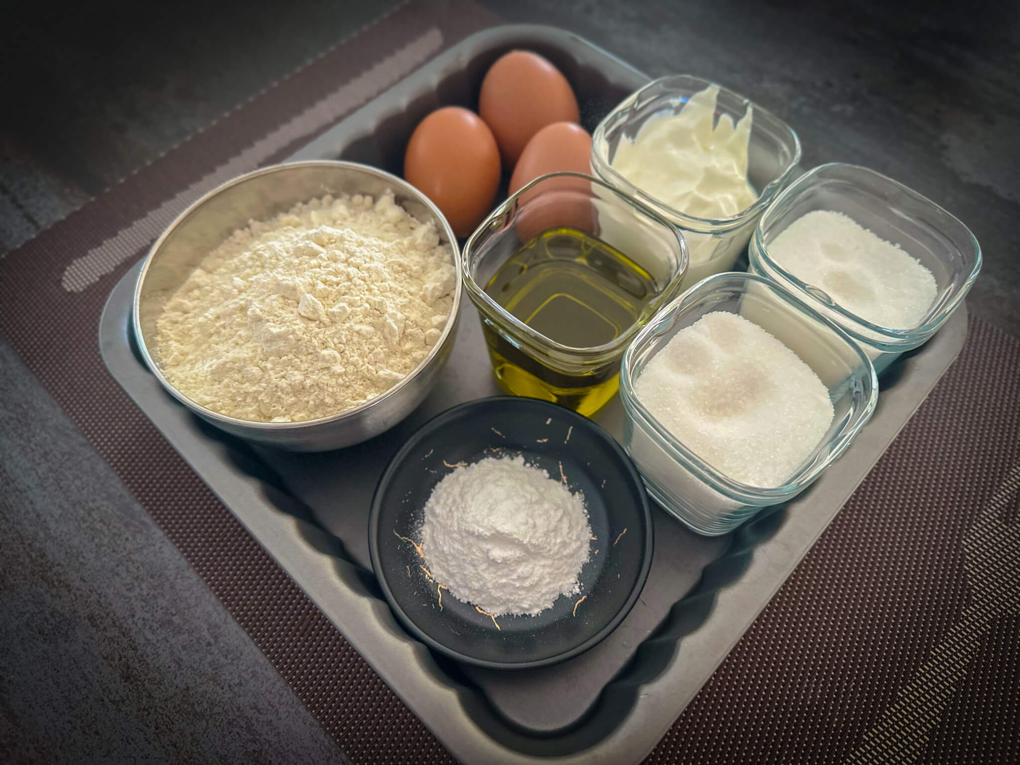 sponge cake preparation