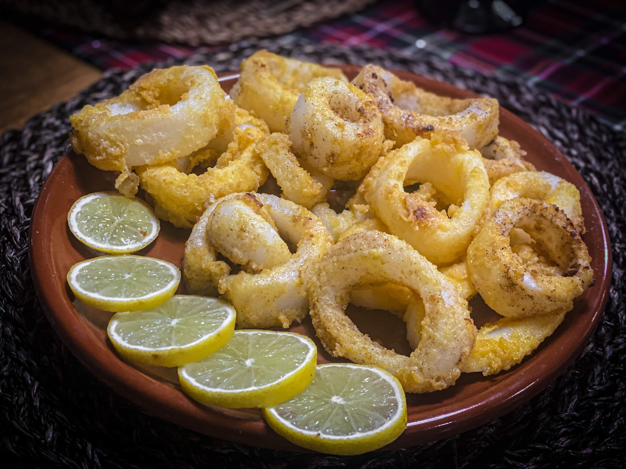Andalusian-Style Squid plate prepared