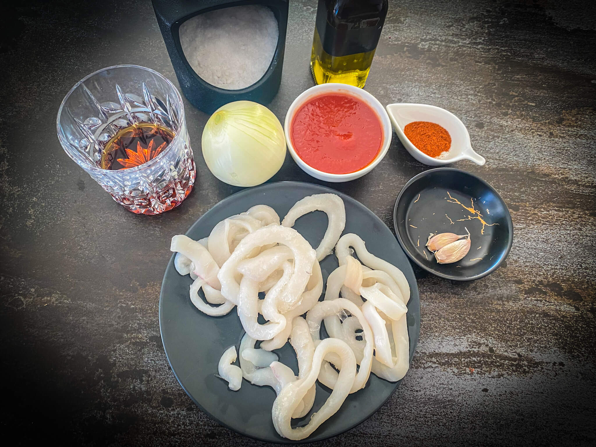 Squid in American Sauce