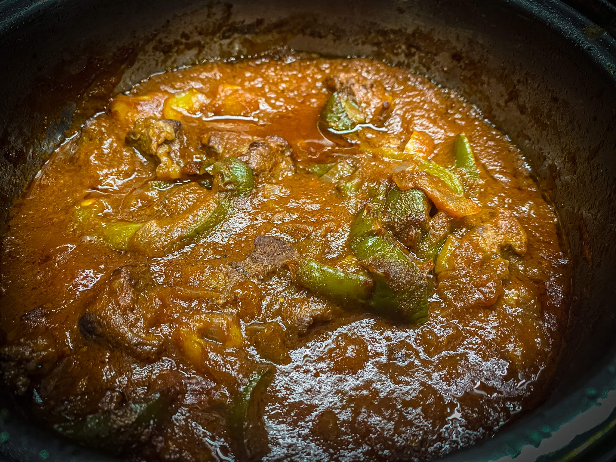 Spanish Lean Pork with Tomato final reduction