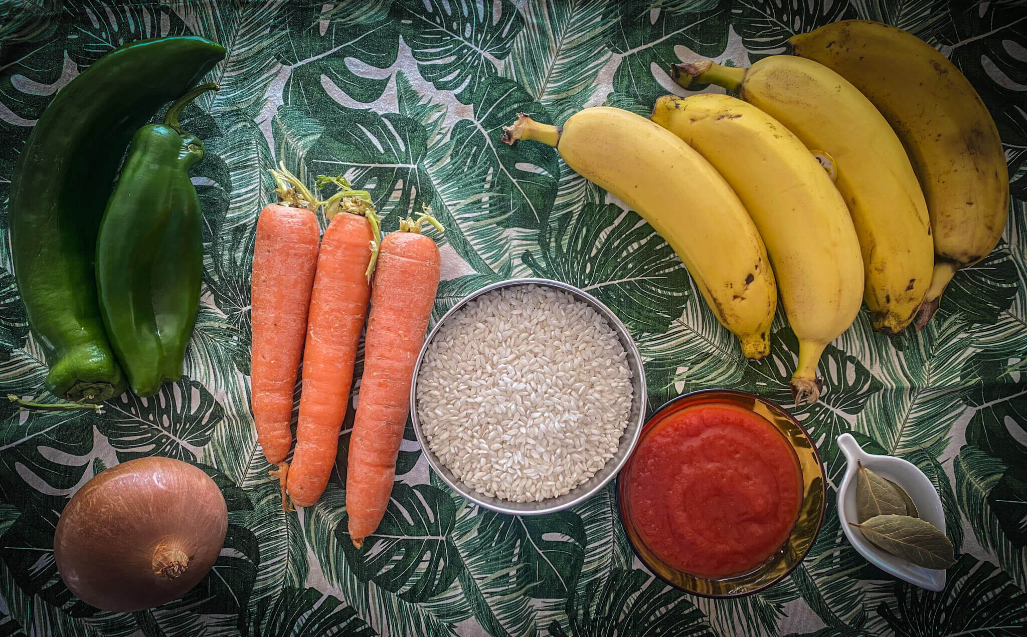 Arroz a la cubana preparacion