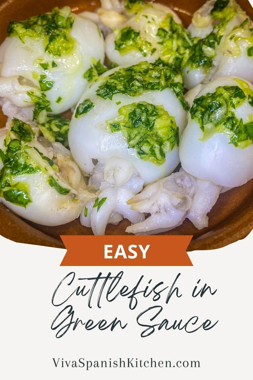 Cuttlefish green sauce recipe