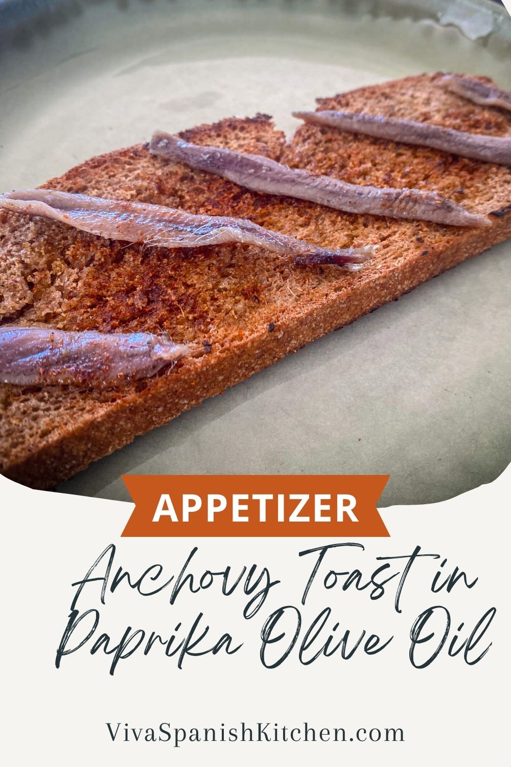 Anchovy toast recipe