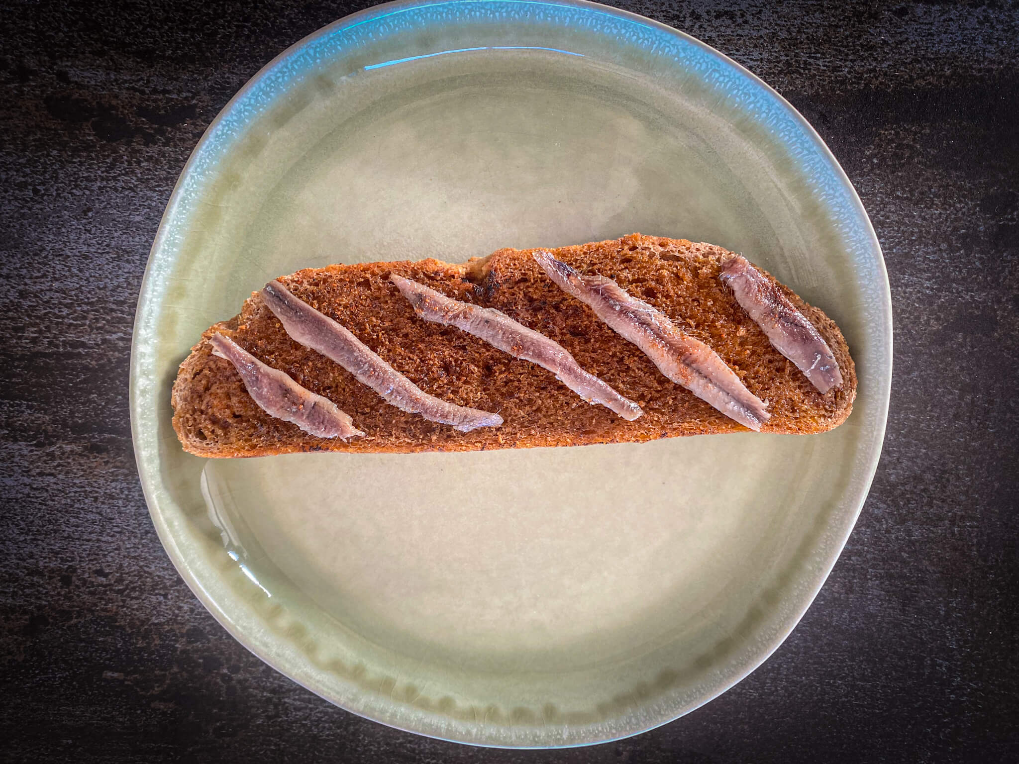 Torraeta de anchoas Traditional Spanish Toast