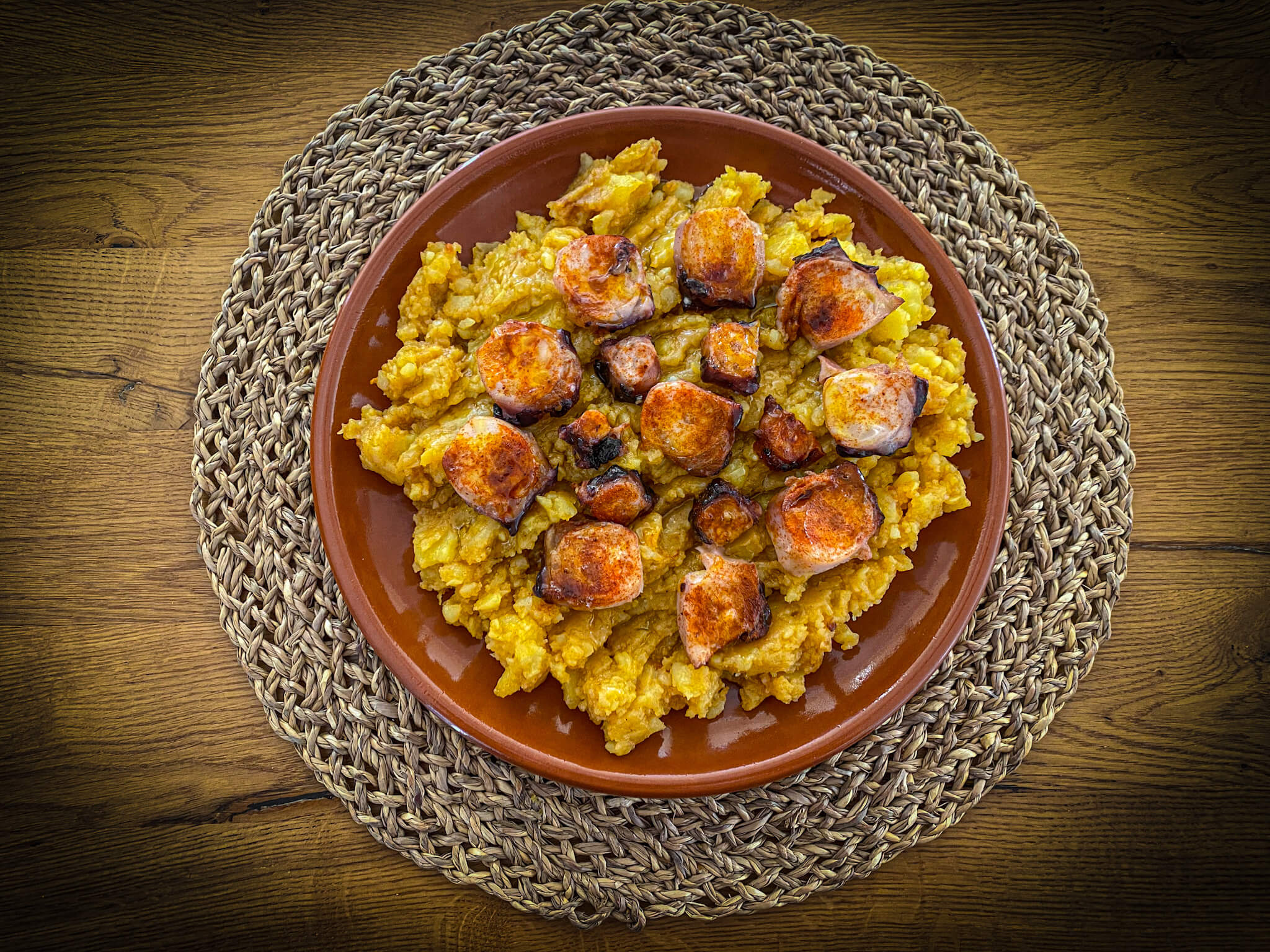 Pilgrim's Octopus plate Spanish dish
