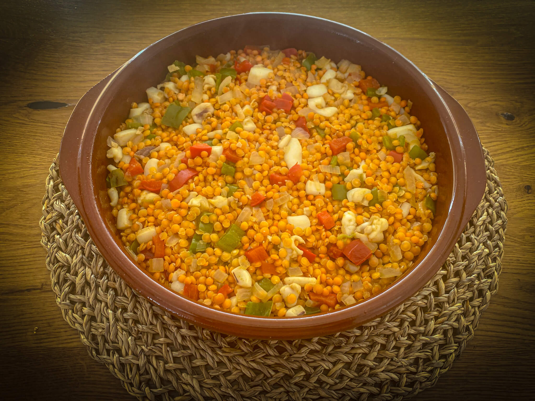 Cuttlefish and Red Lentil stew principal