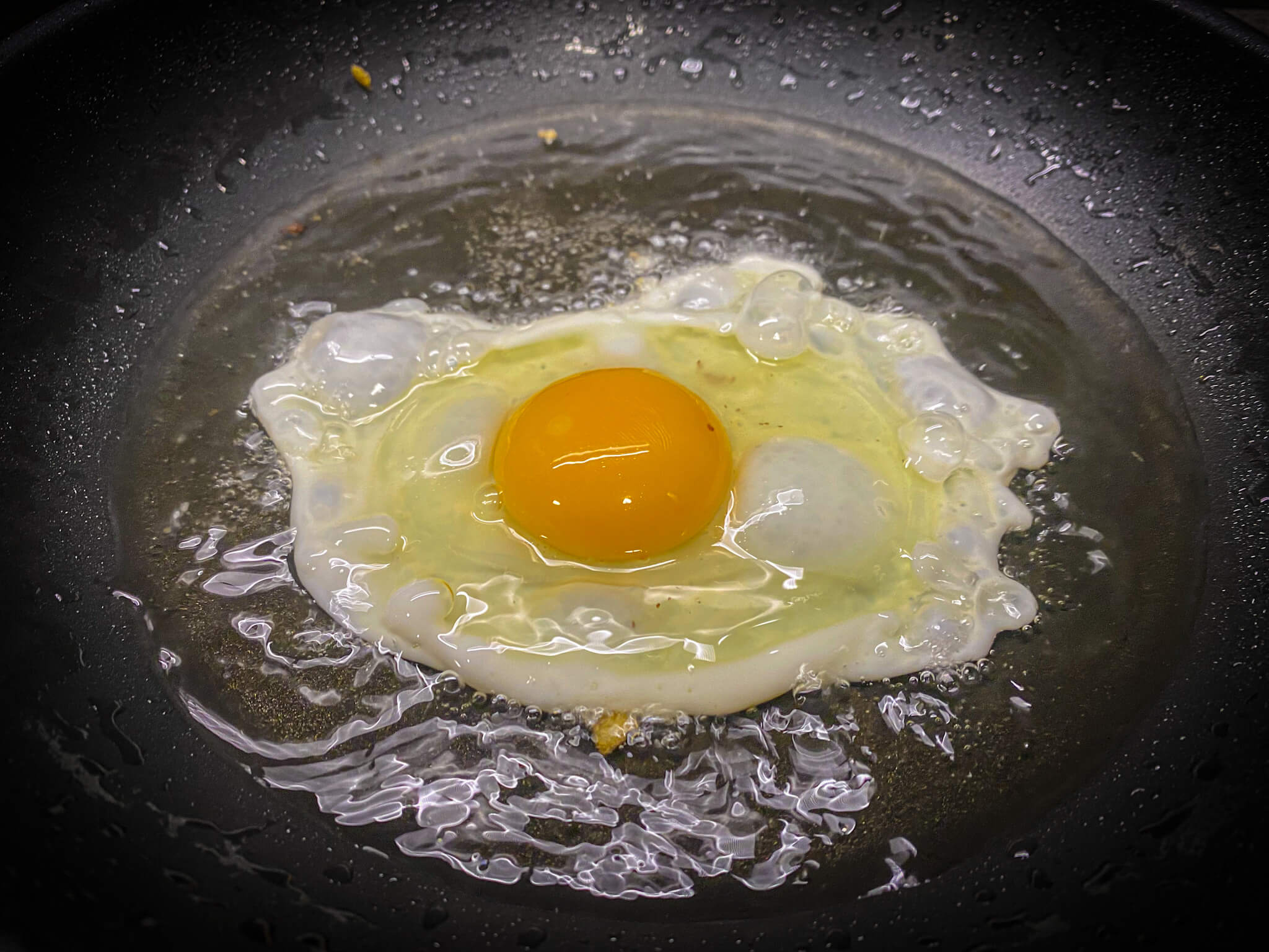 Broken eggs preparing eggs
