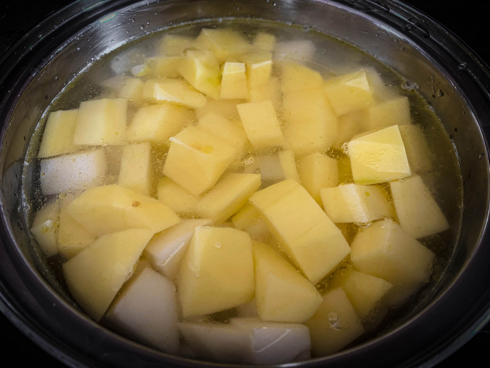chayotte cream soup add water