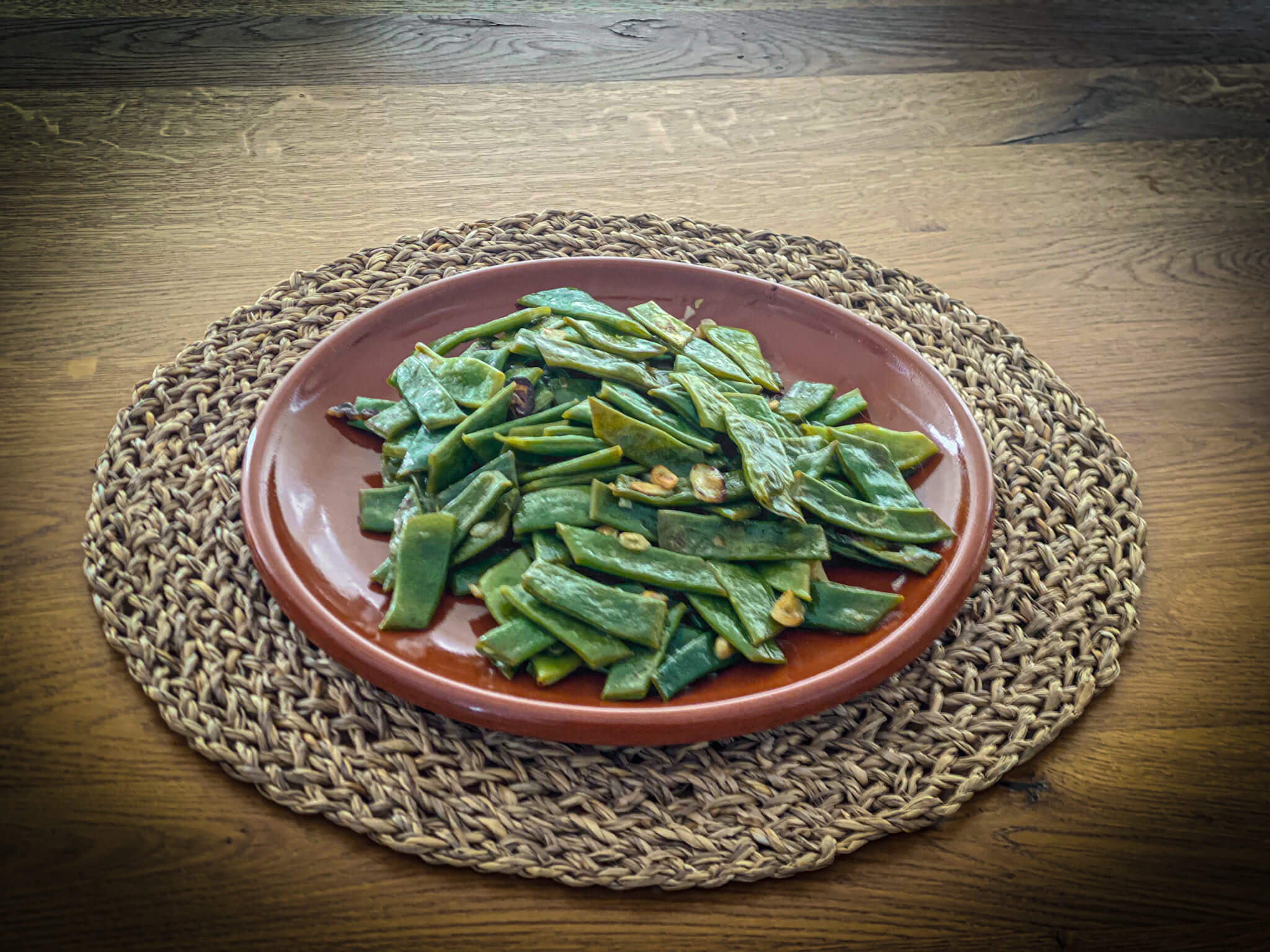 Judias verdes ajo limon plate 2