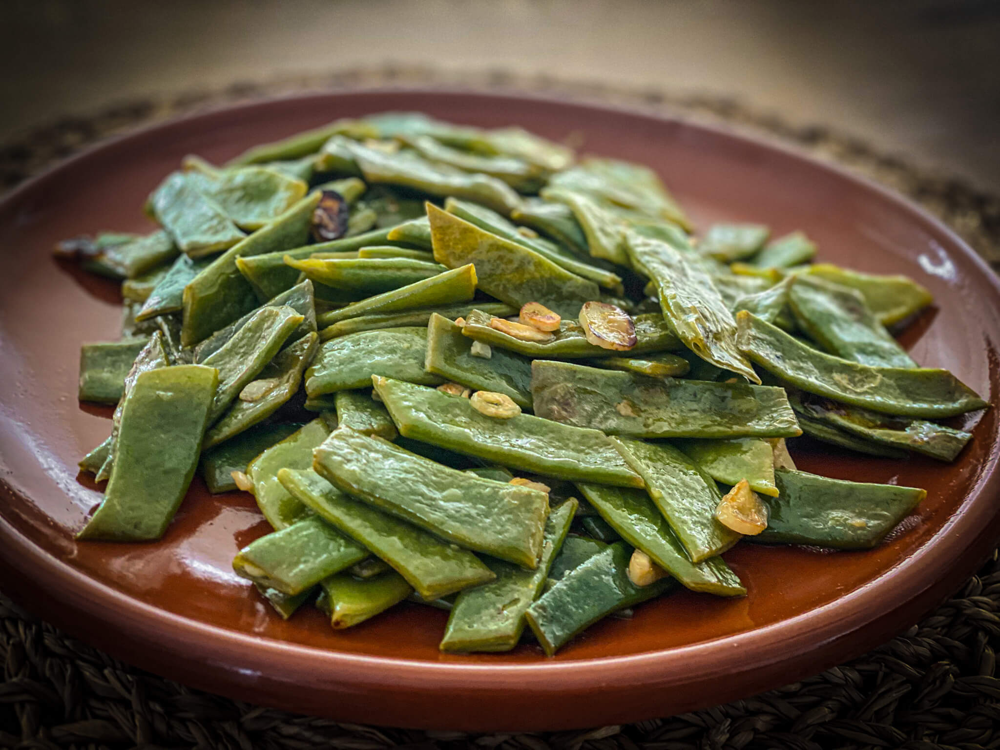 Judias verdes ajo limon plate 4