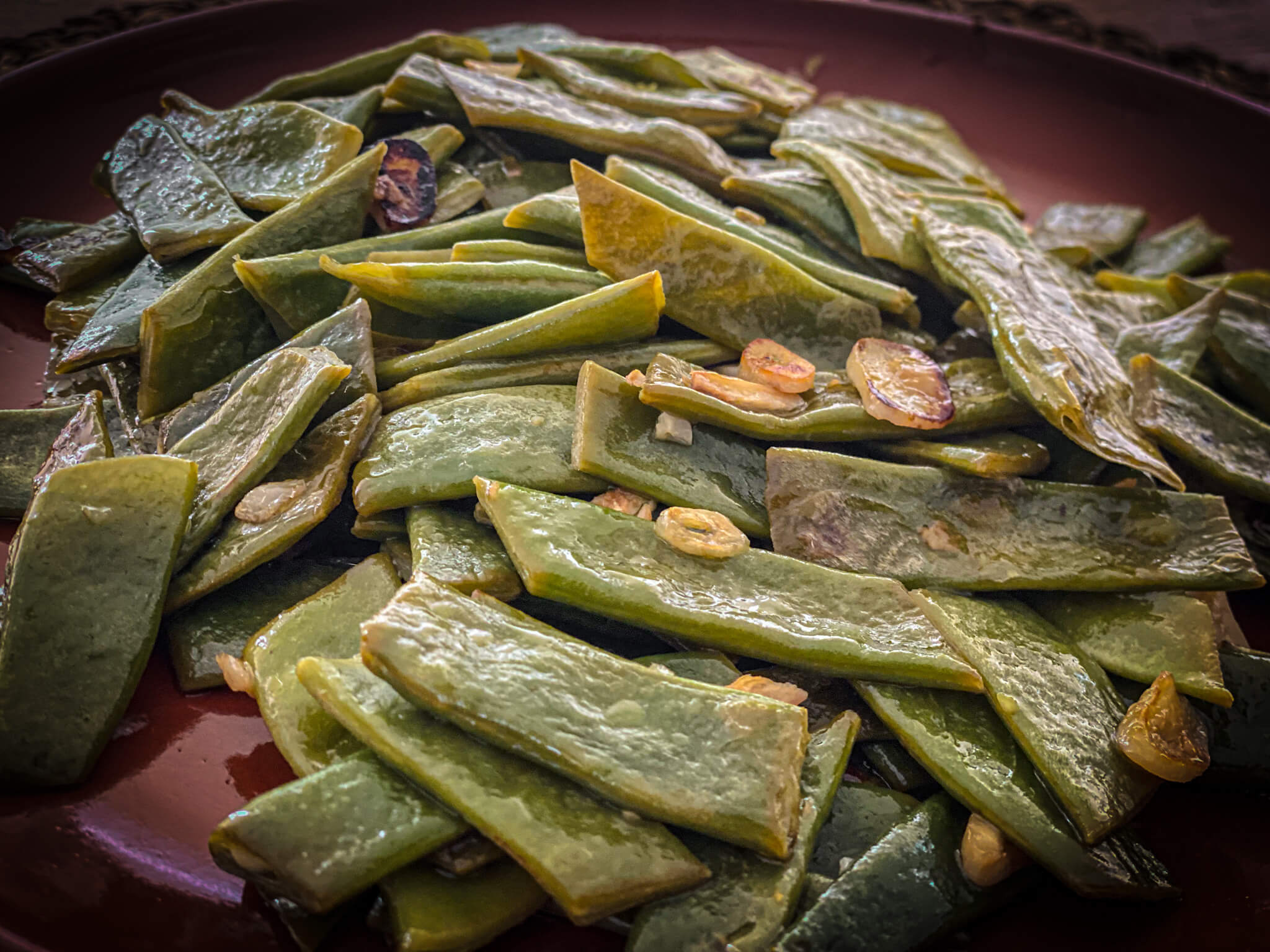 Judias verdes ajo limon plate 5