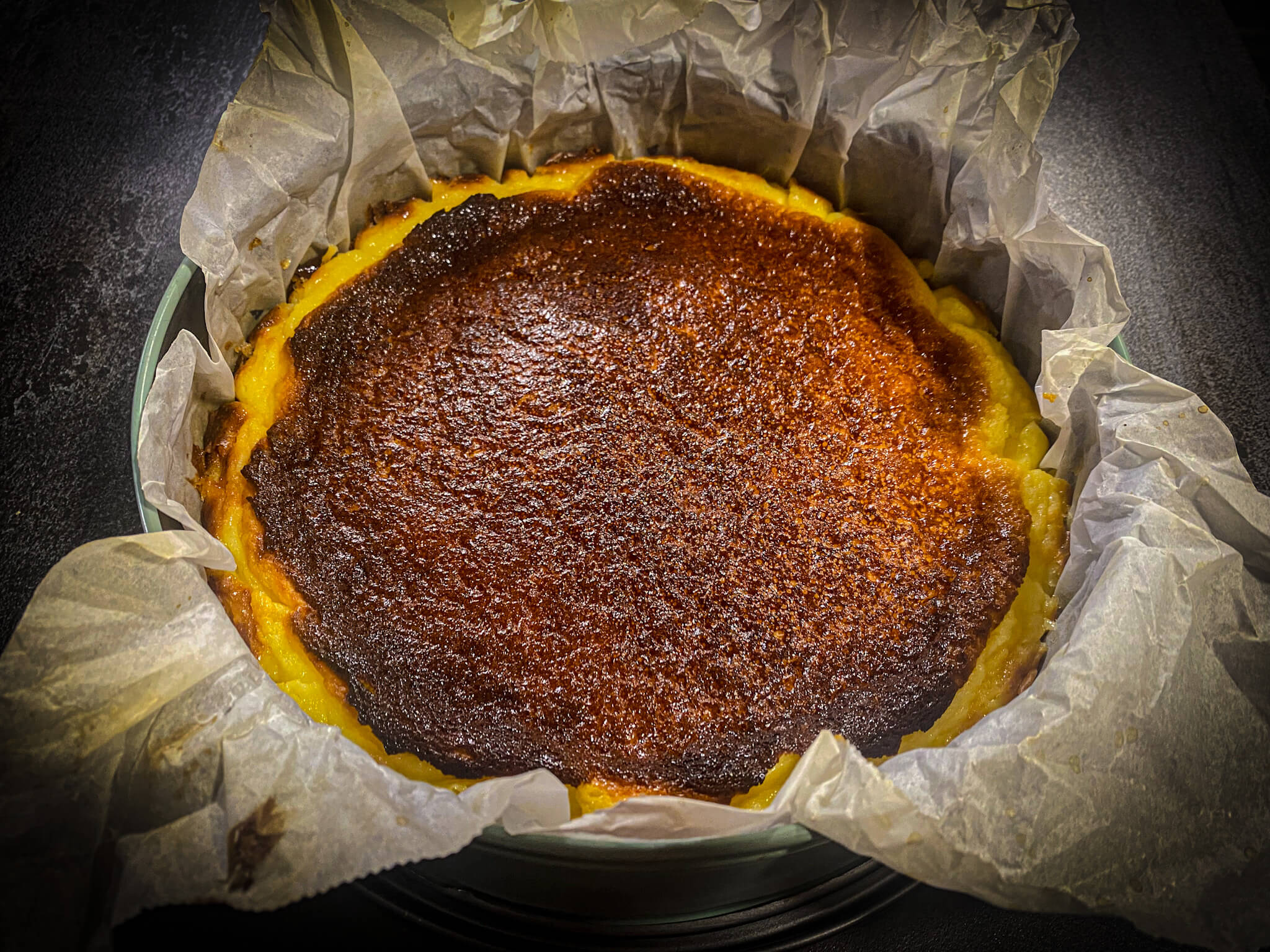 La Viña Cheesecake baked