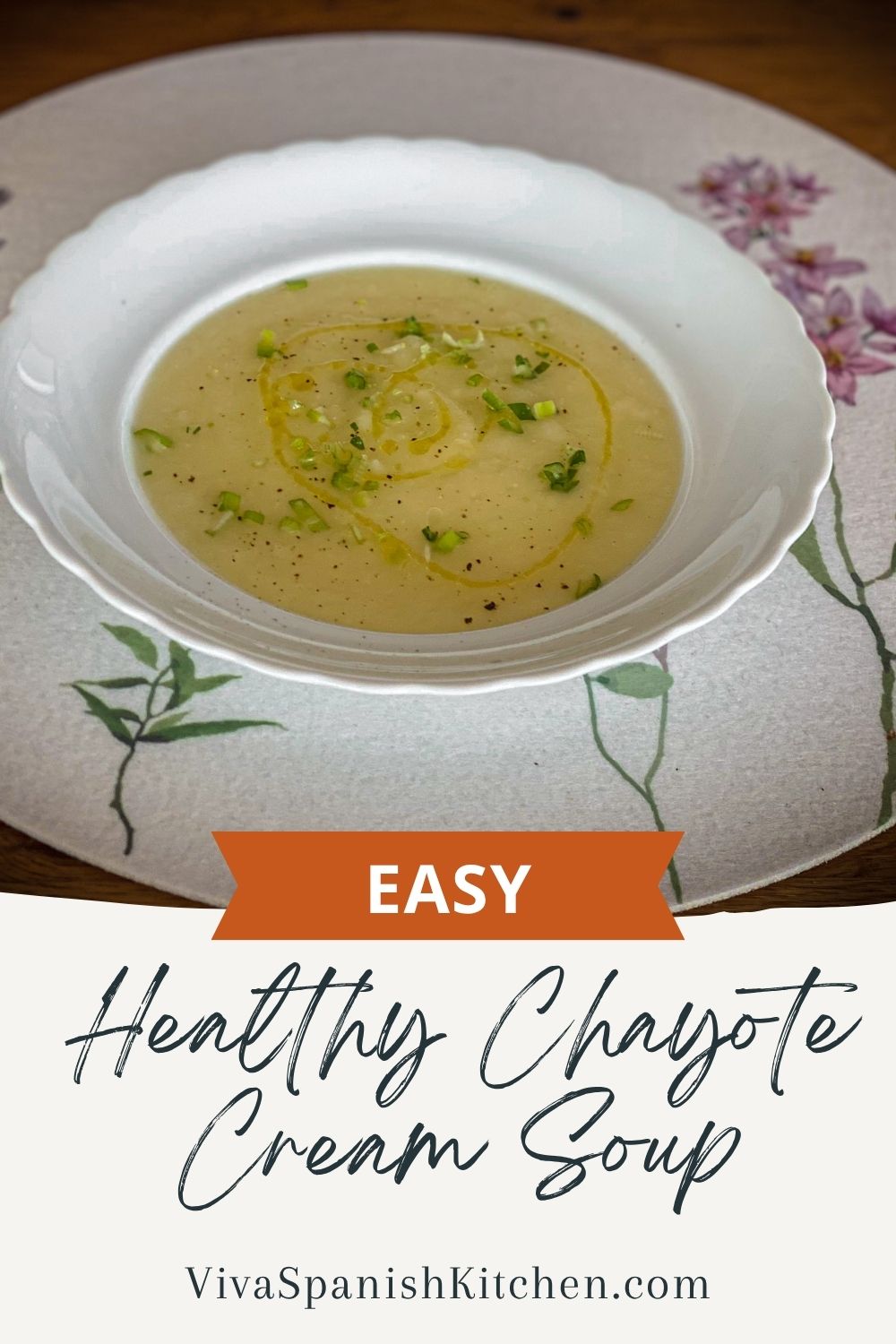 PIN Healthy and Easy Chayote Cream Soup