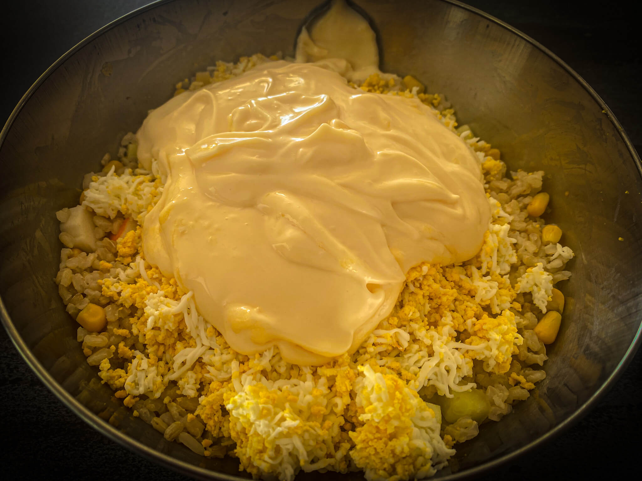 Rice salad mix mayo