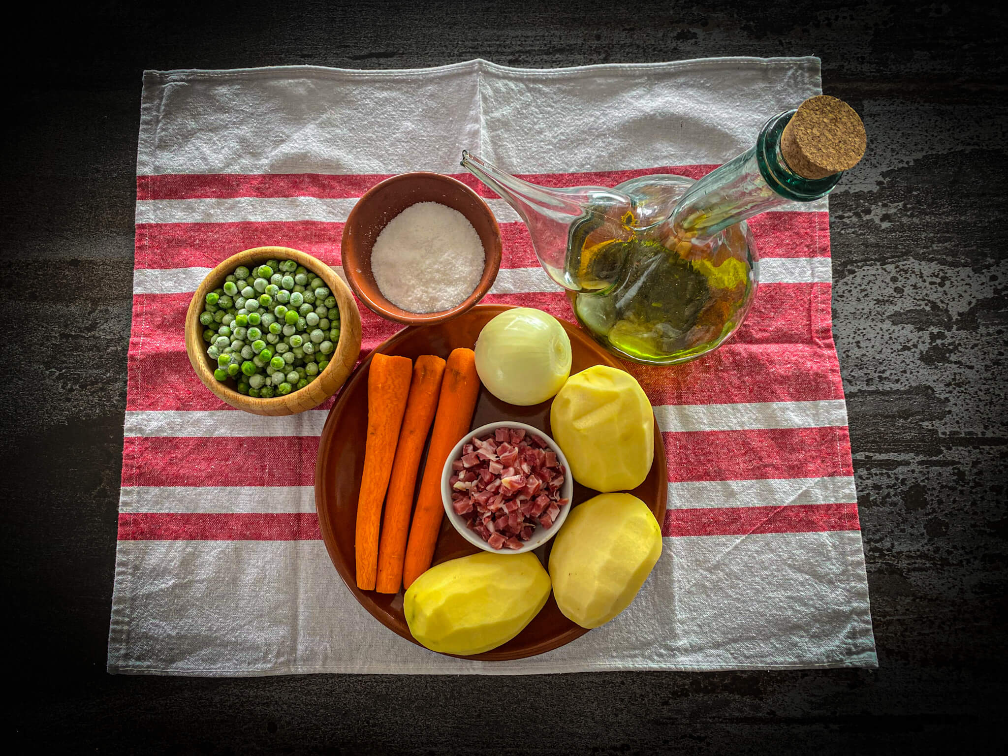 Verduras al vapor ingredients