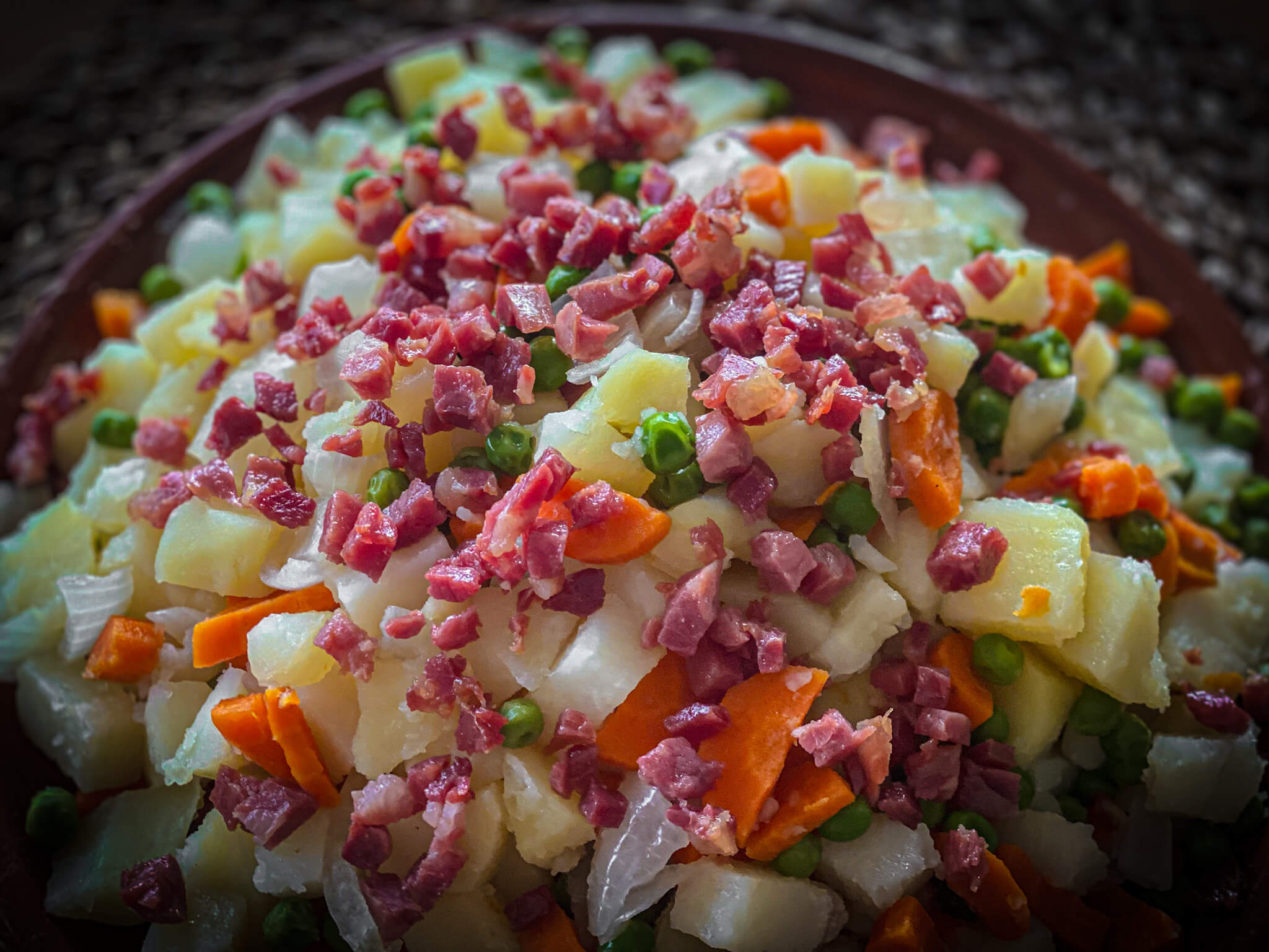 Verduras al vapor plate 5