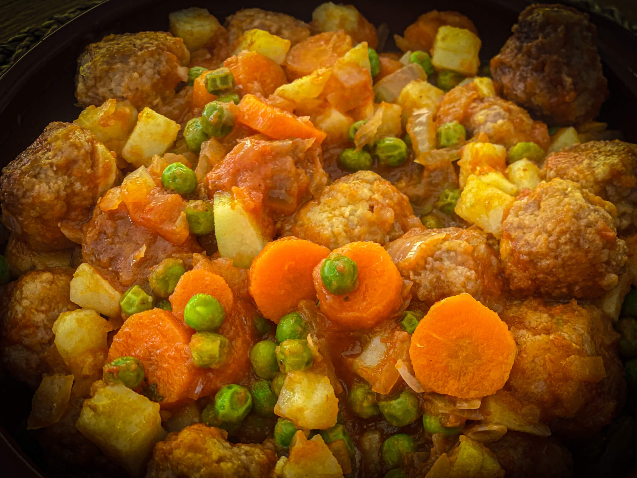Spanish Meatballs in Vegetable Sauce zoom