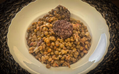 Spanish lentils with rice blood sausage: The ultimate winter comfort food