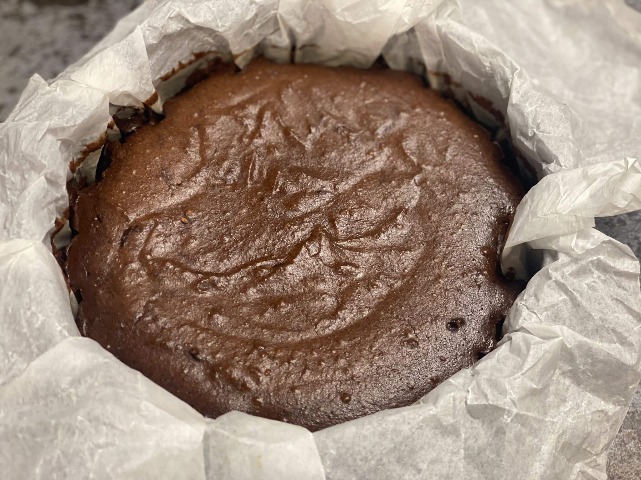 Chocolate Ricotta Cheesecake before oven 2