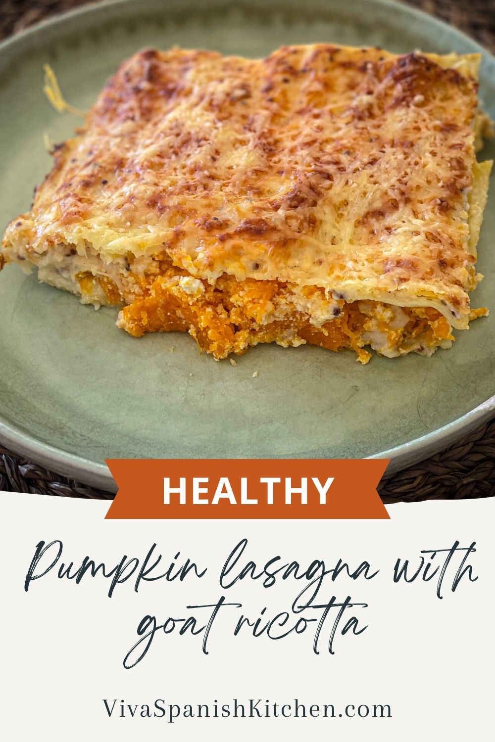 PIN healthy pumpkin lasagna with goat ricotta