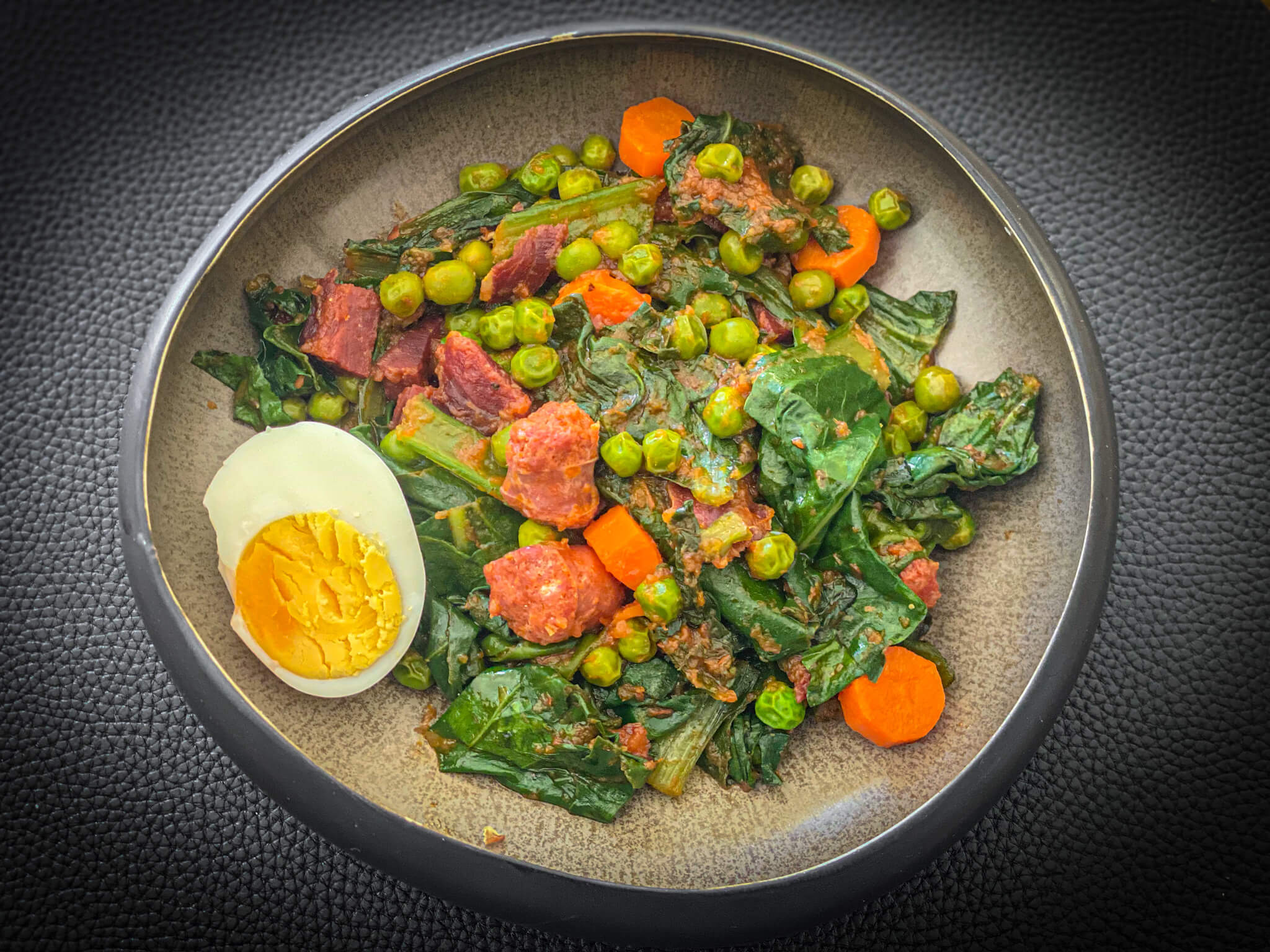 Spanish Chorizo and Vegetables plated 1