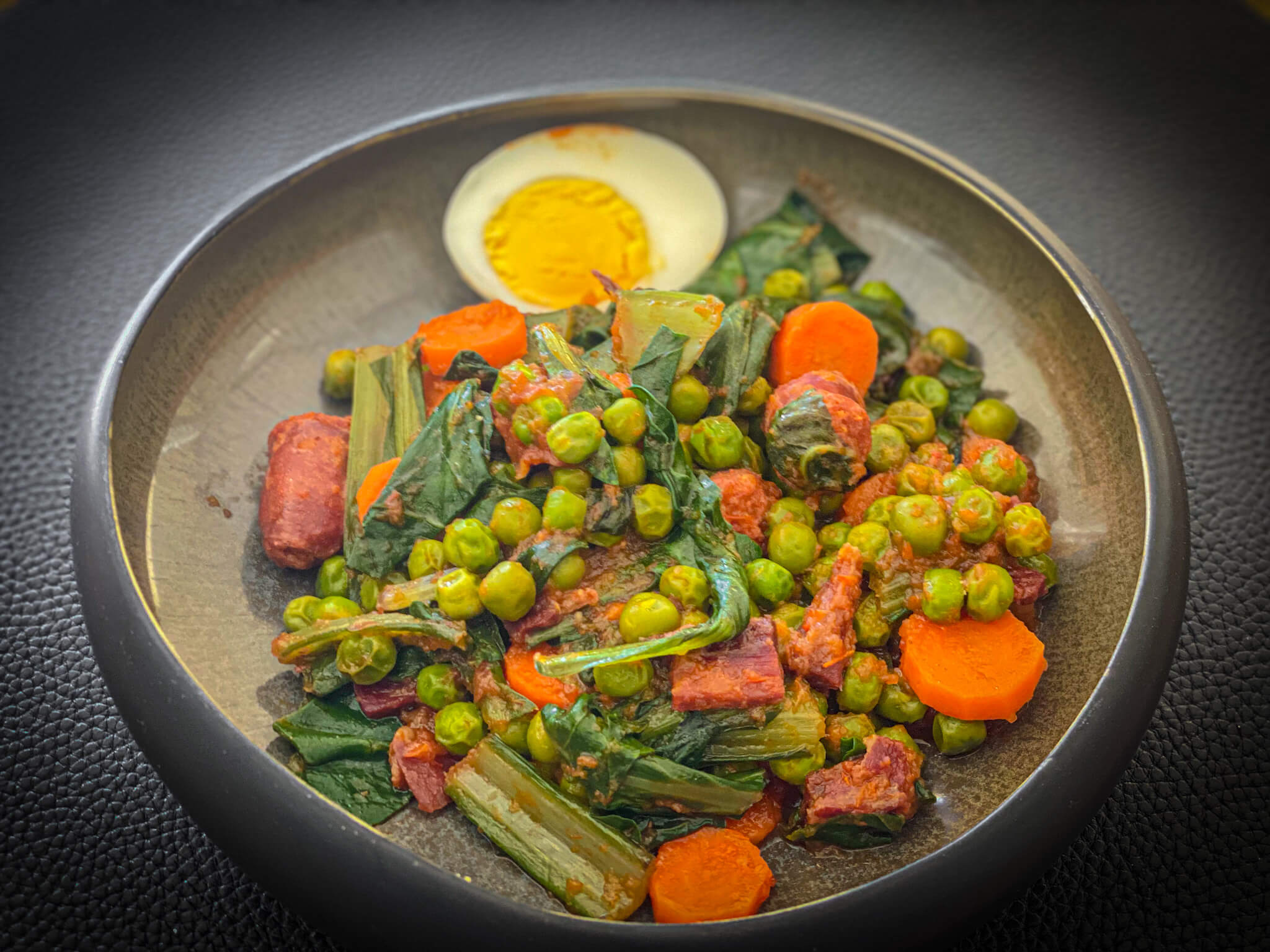Spanish Chorizo and Vegetables plated 3
