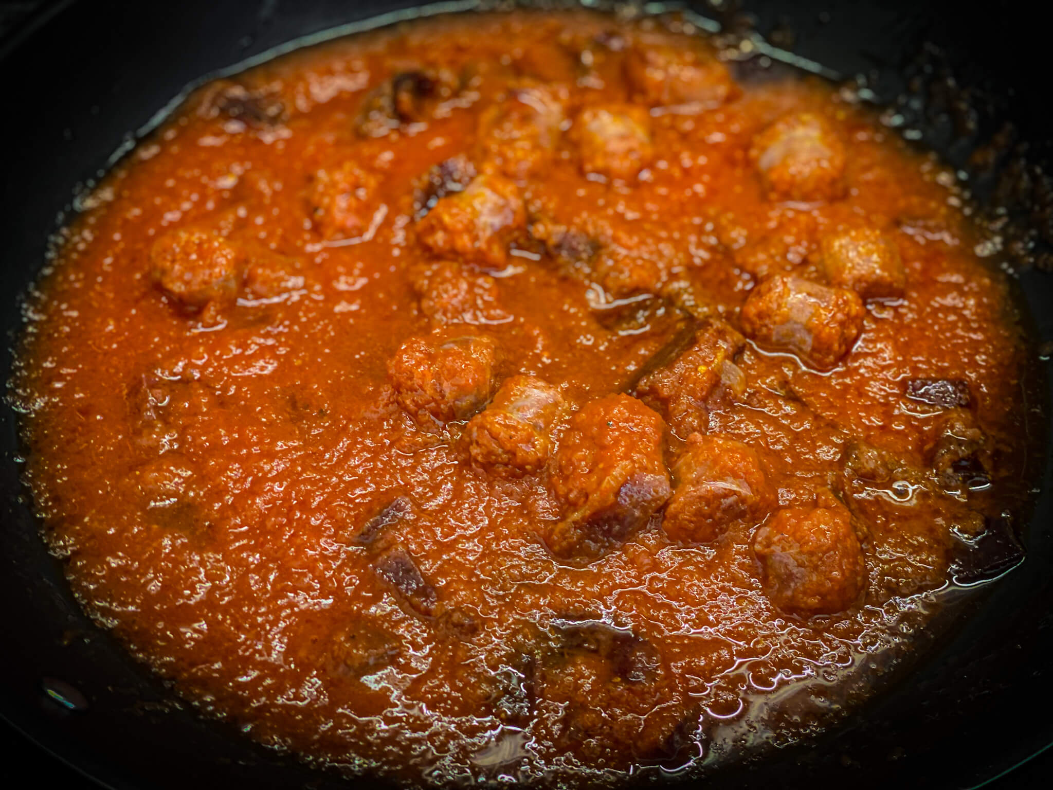 Spanish Chorizo and Vegetablesfried add tomato 1