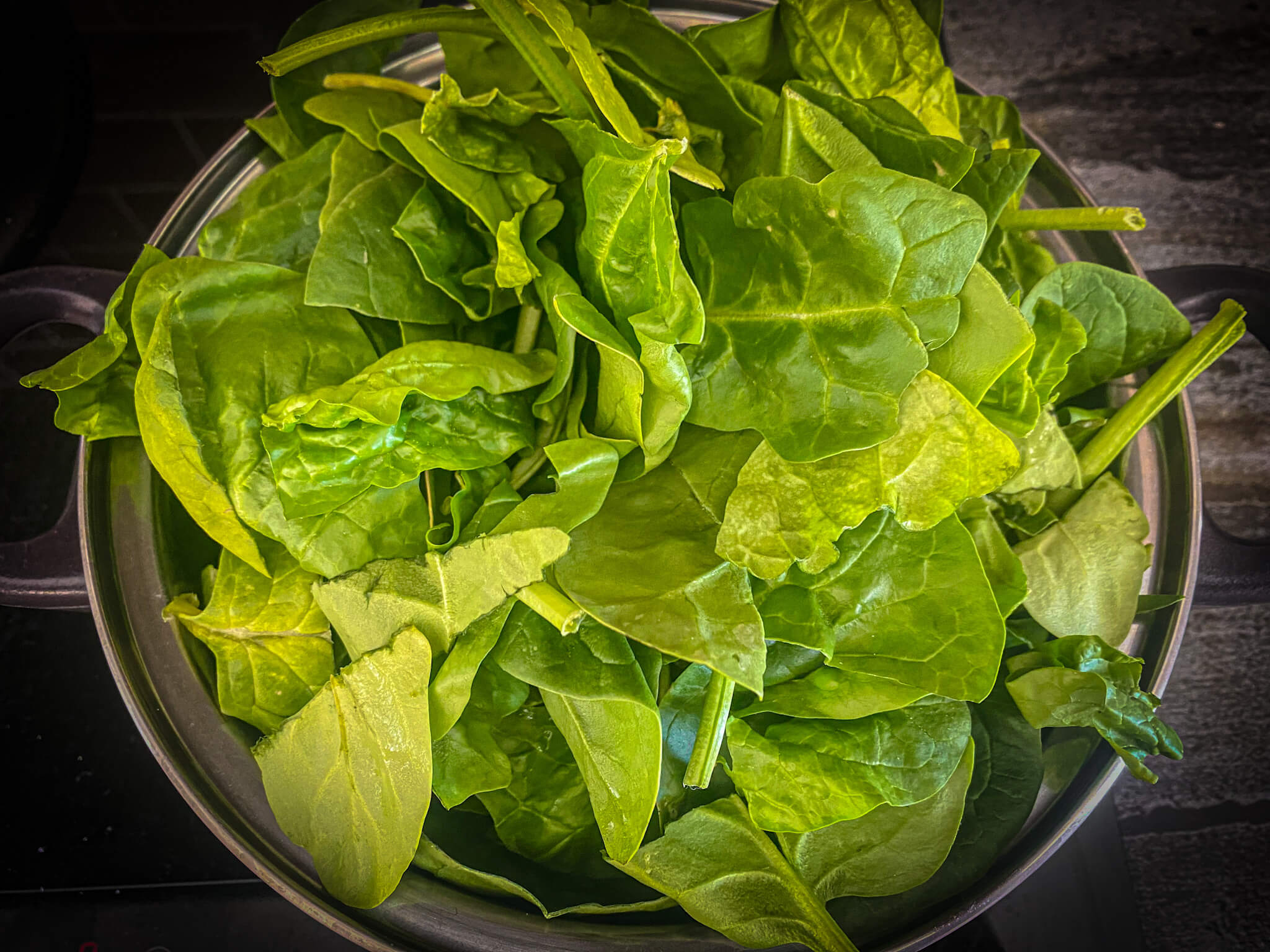 Spinach with Tomato and Anchovies Ingredients spinach