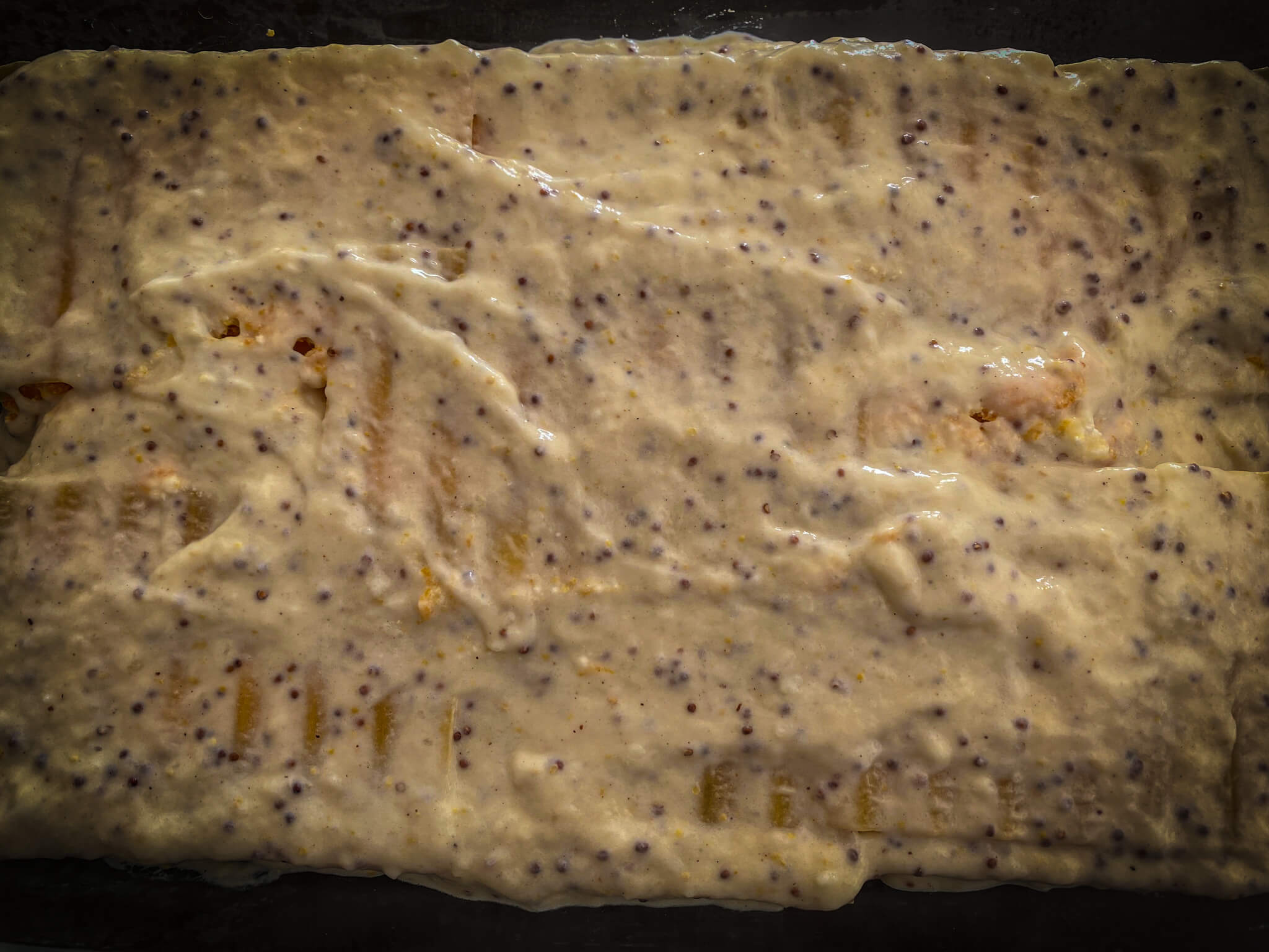 healthy pumpkin lasagna with goat ricotta Pre-oven 3