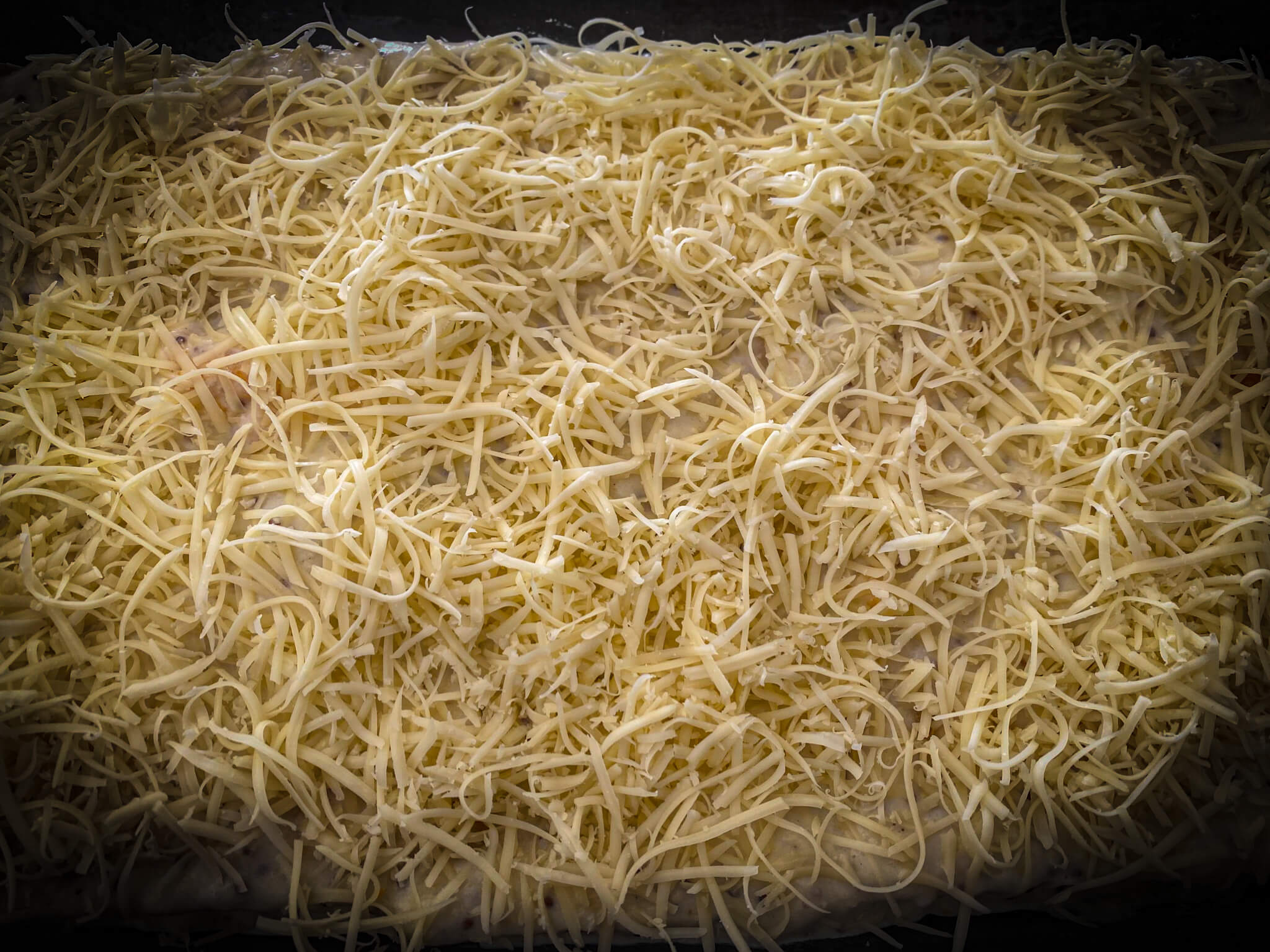 healthy pumpkin lasagna with goat ricotta Pre-oven cover