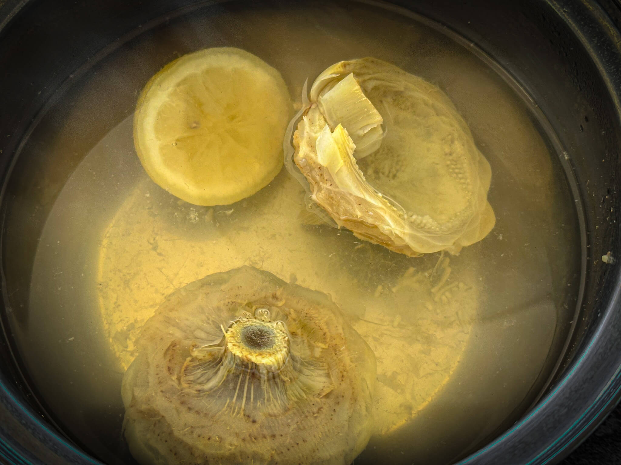 Artichoke Hearts with Garlic Shrimp Boil Artichokes 1