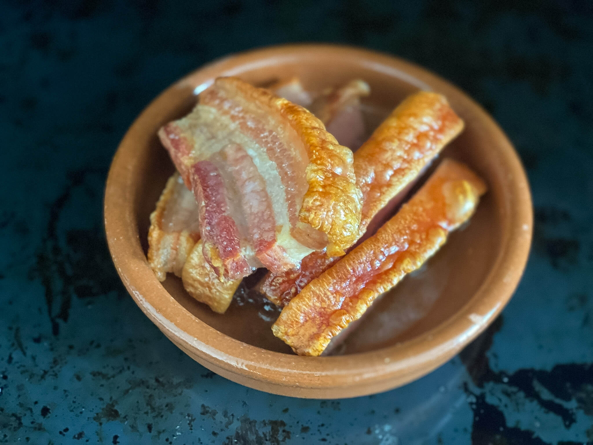 Authentic Spanish Torrezno plate 1