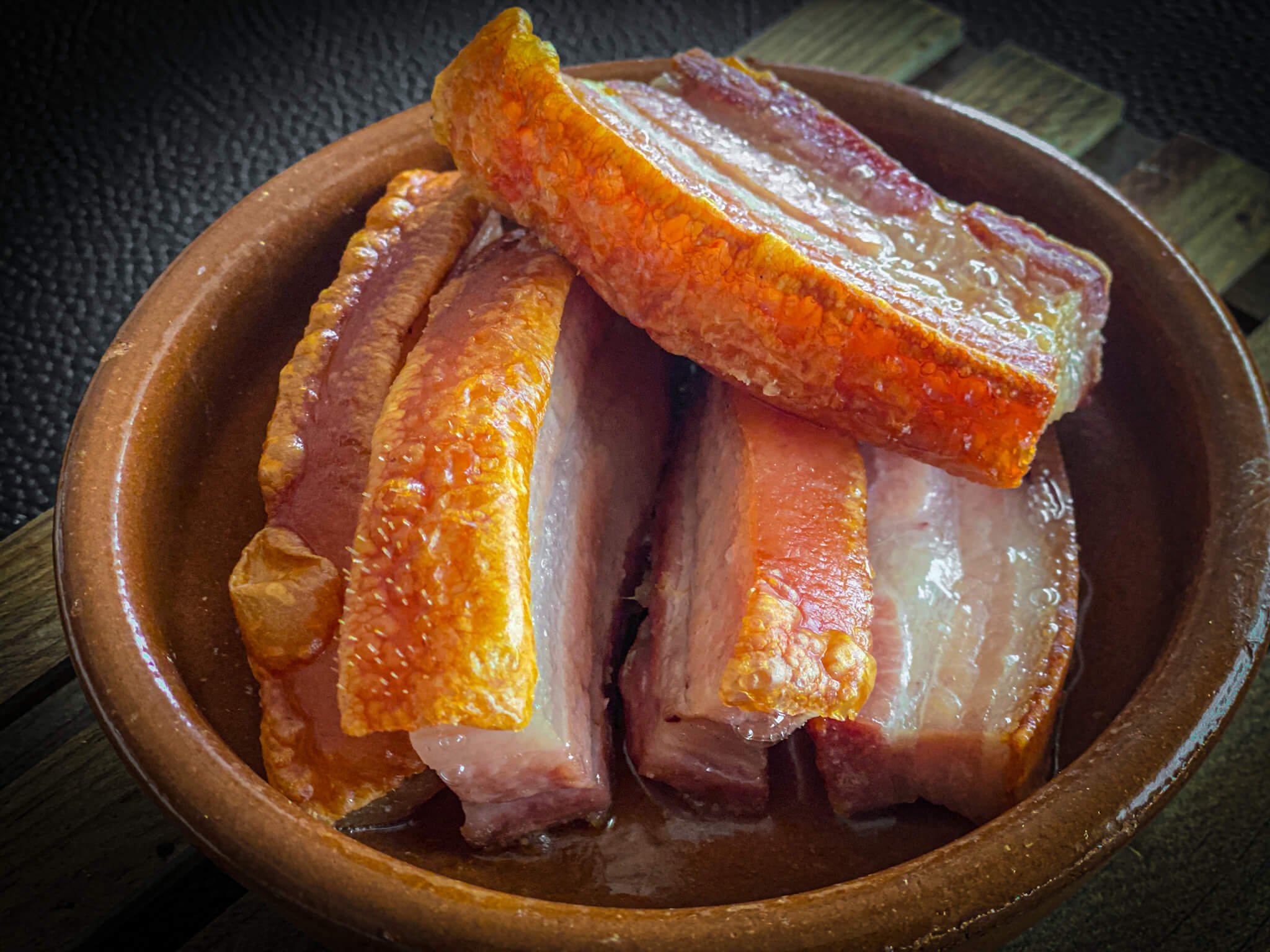 Authentic Spanish Torrezno tapa soria spain