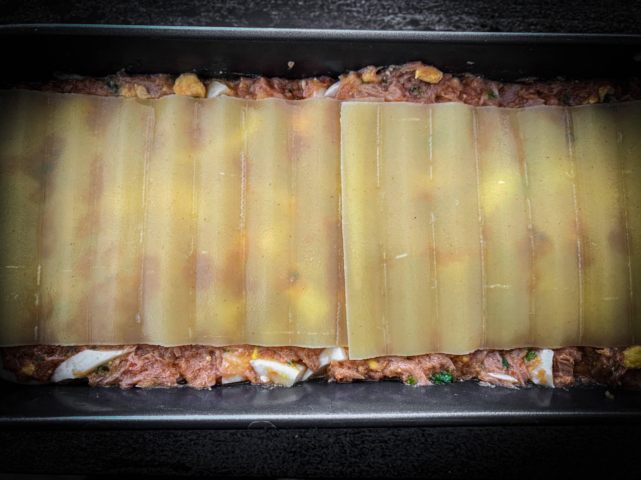 Authentic Spanish Tuna Lasagna asseambling 4
