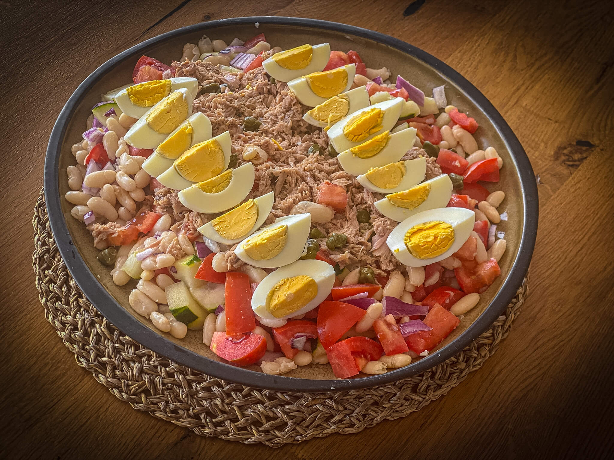 Bean and Tuna Salad Plate 1