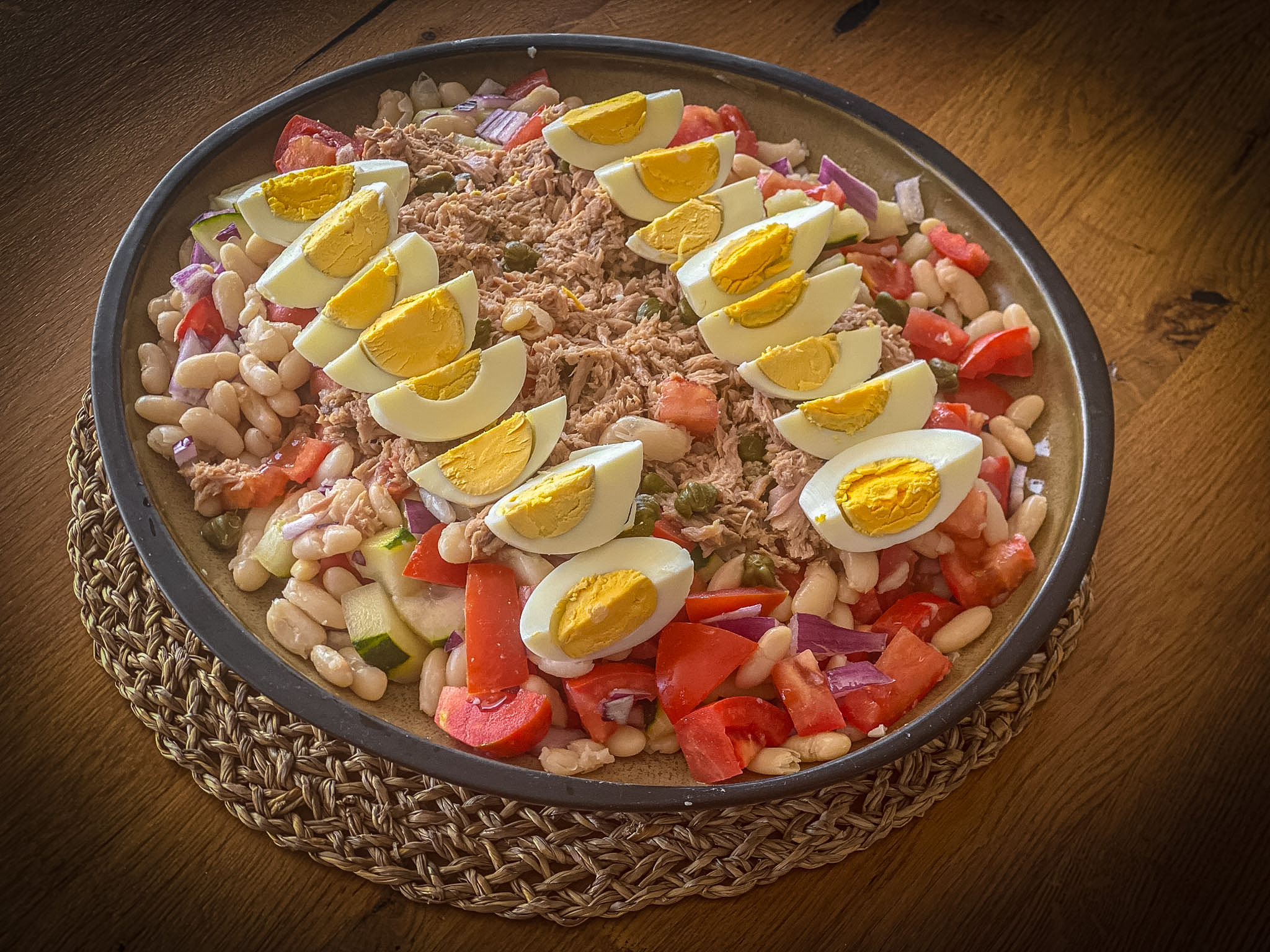Bean and Tuna Salad Plate 1
