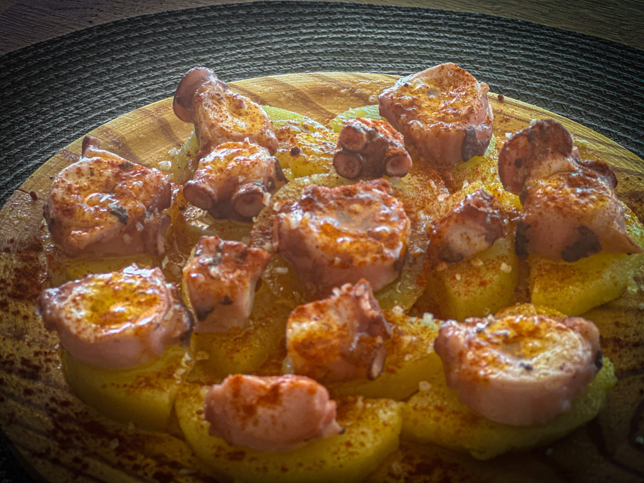 Galician octopus local galician tapa