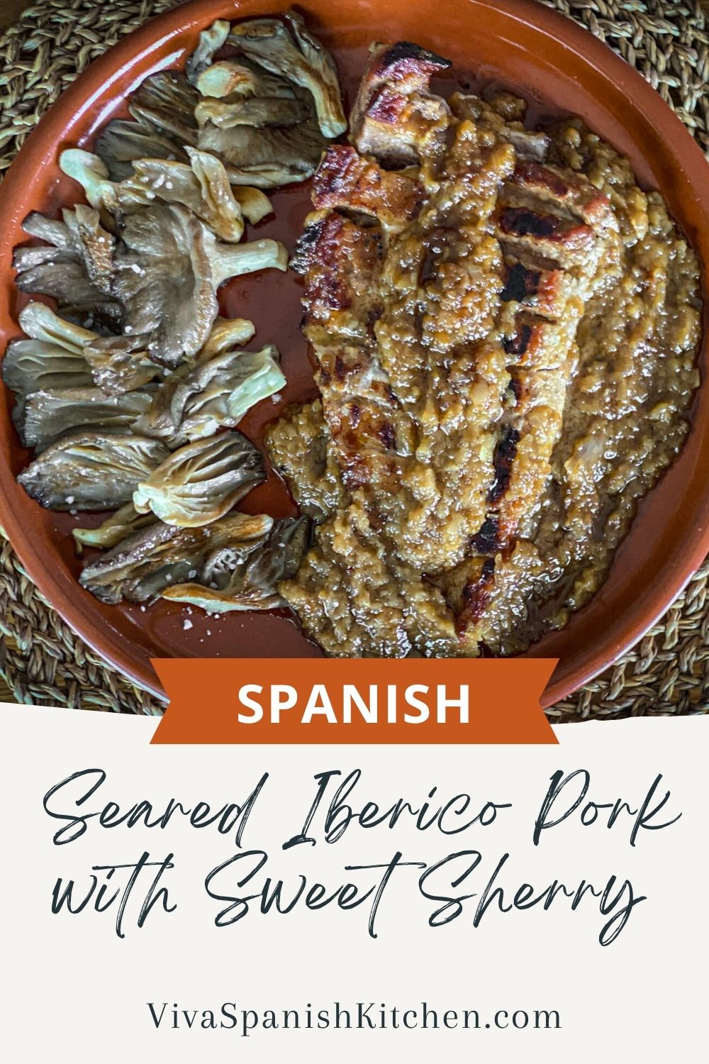 PIN Seared Iberico Pork with Sweet Sherry