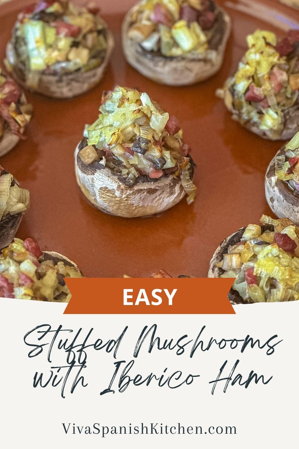 PIN stuffed mushrooms with ham