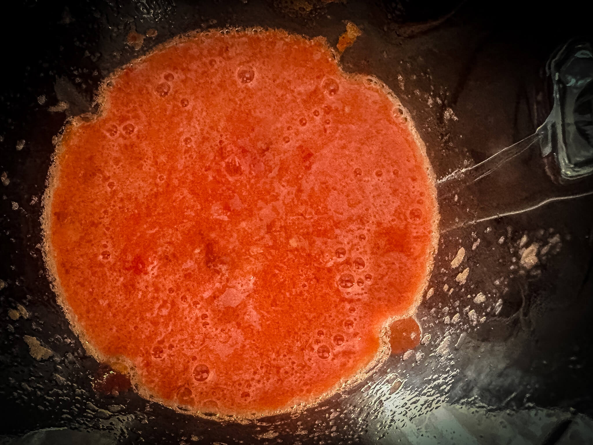 Refreshing Spanish Carrot Gazpacho first blend