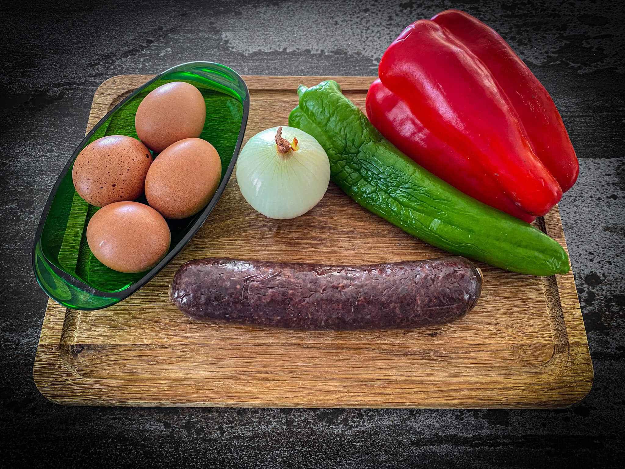 Rice Sausage Scramble ingredients