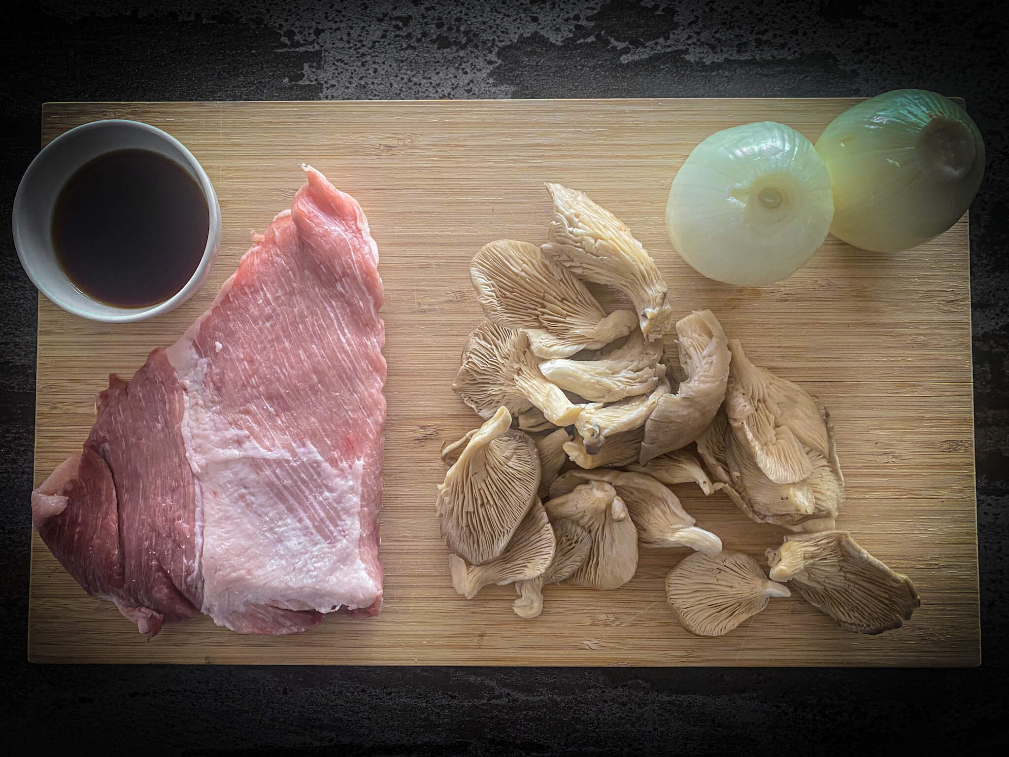 Secreto Ibérico with Pedro Ximénez Sauce ingredients 1