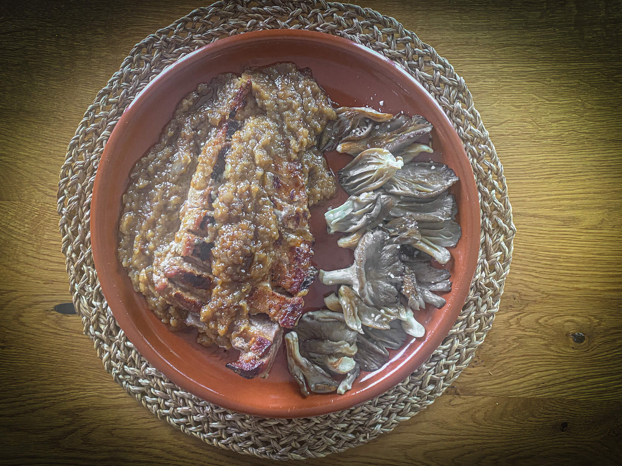 Secreto Ibérico with Pedro Ximénez Sauce plated 1