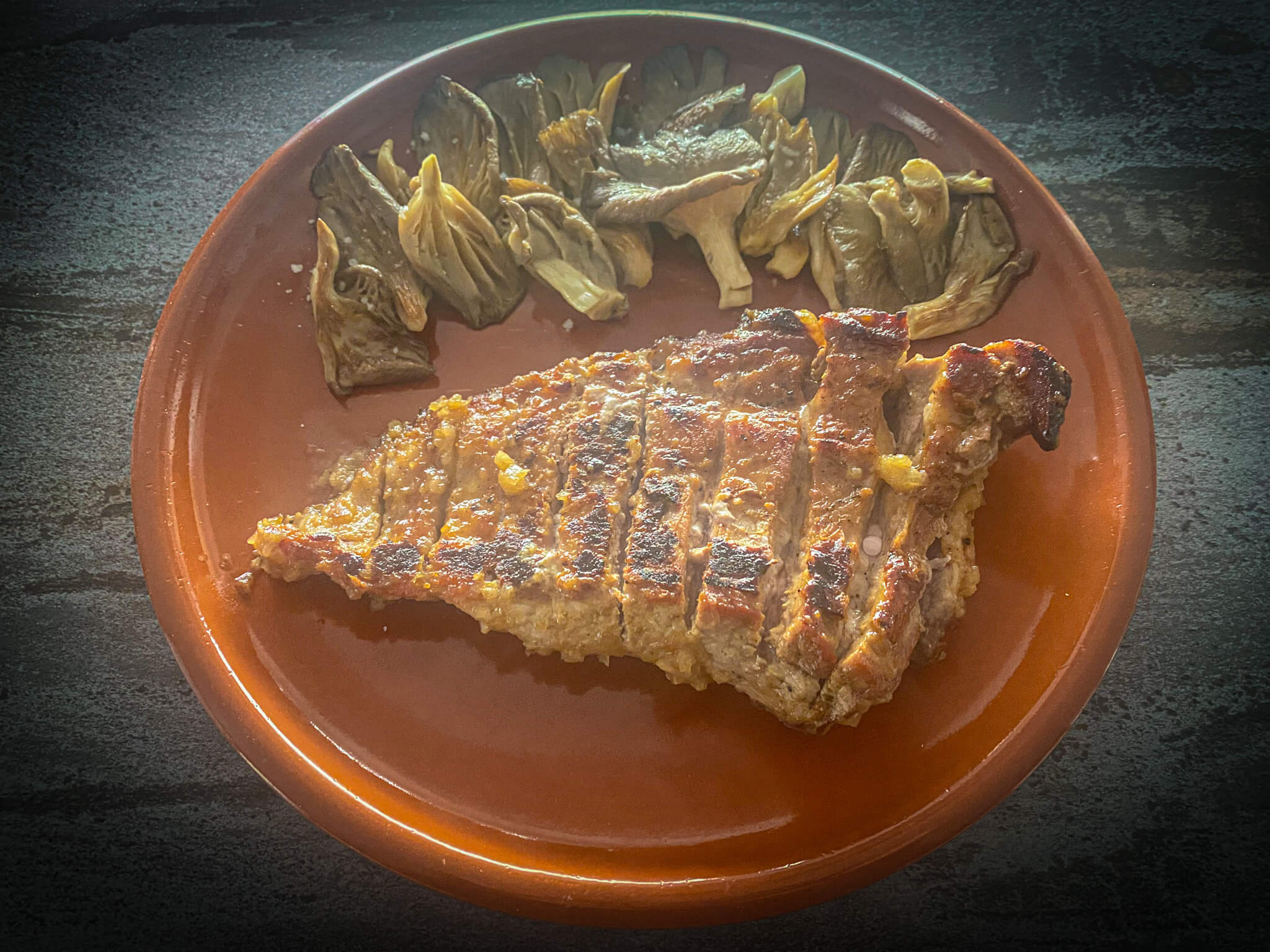 Secreto Ibérico with Pedro Ximénez Sauce plating