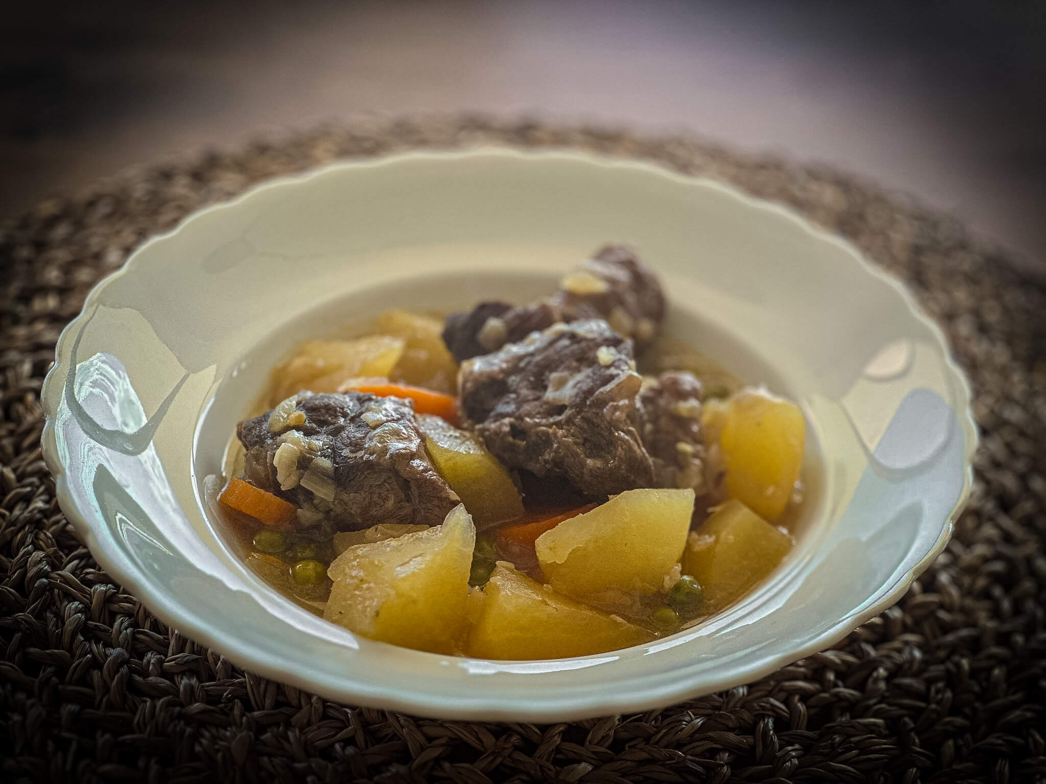 Spanish Beef Stew with Potatoes plated 2