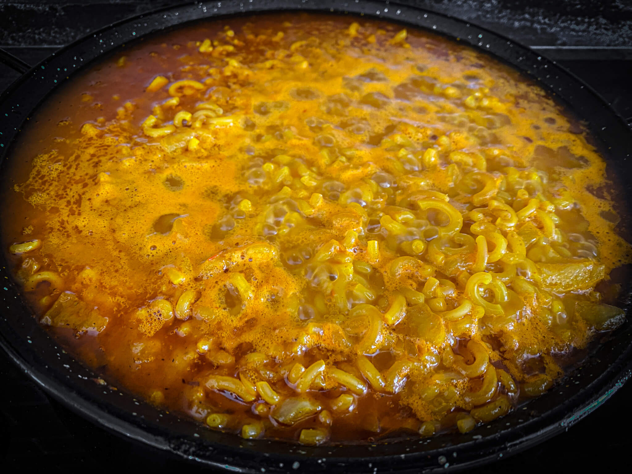 Spanish Pasta Paella add brosh