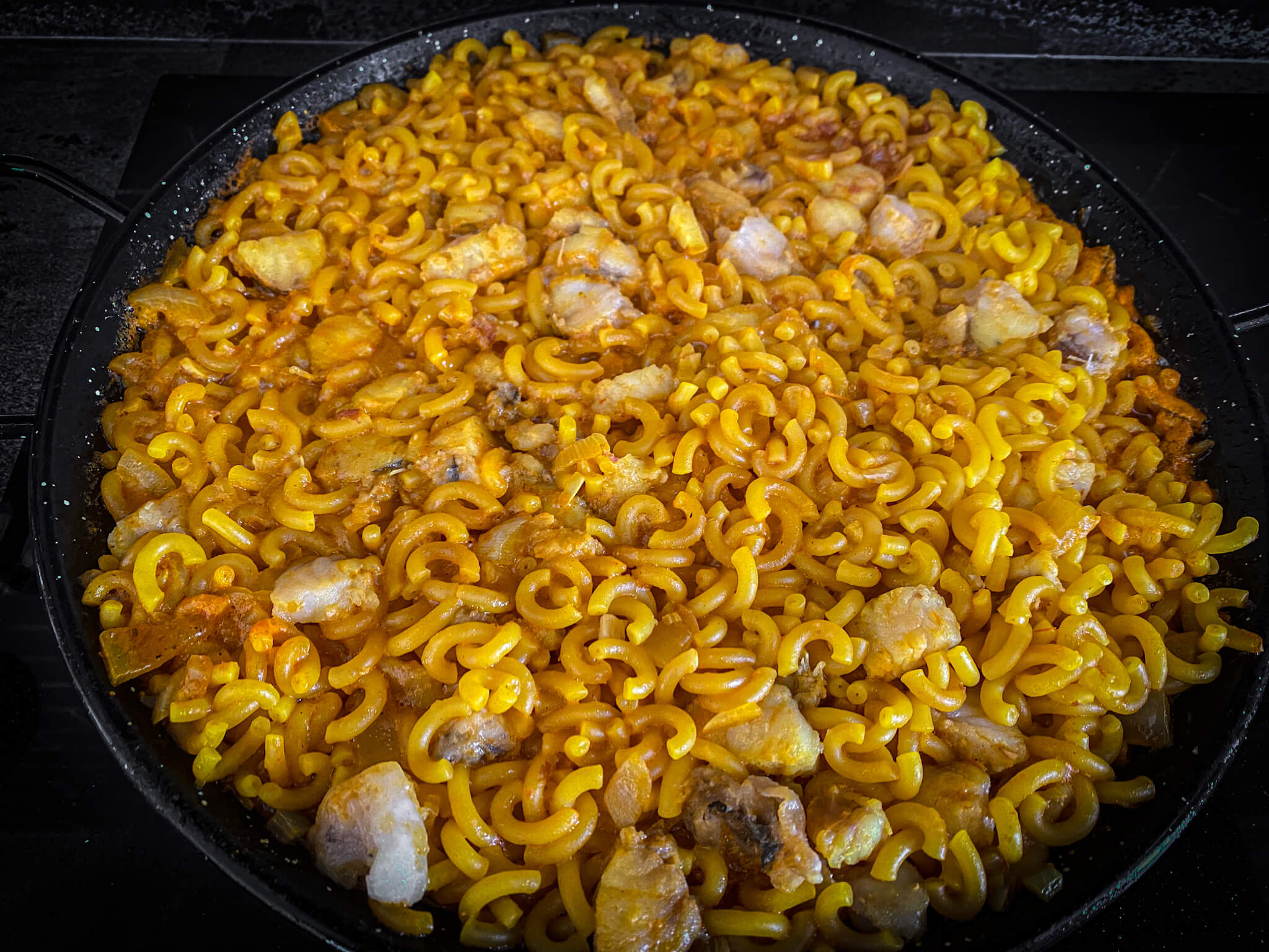 Spanish Pasta Paella ready